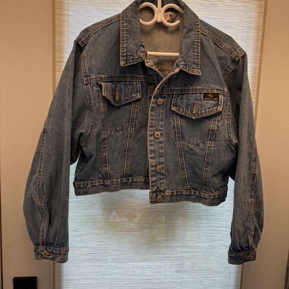 Jacob & Lazer vintage cropped jean jacket - Picture 2 of 3